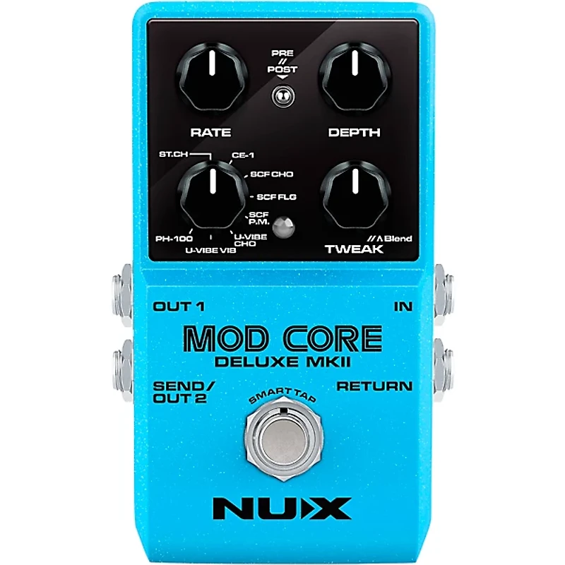 NUX Mod Core Deluxe MKII Effects Pedal Blue