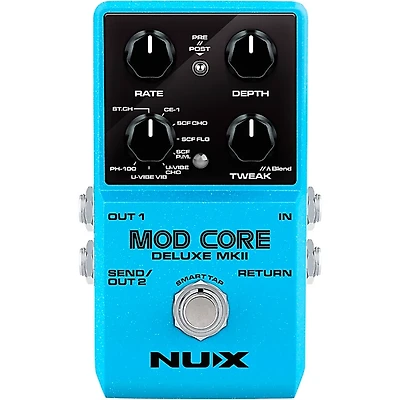 NUX Mod Core Deluxe MKII Effects Pedal Blue