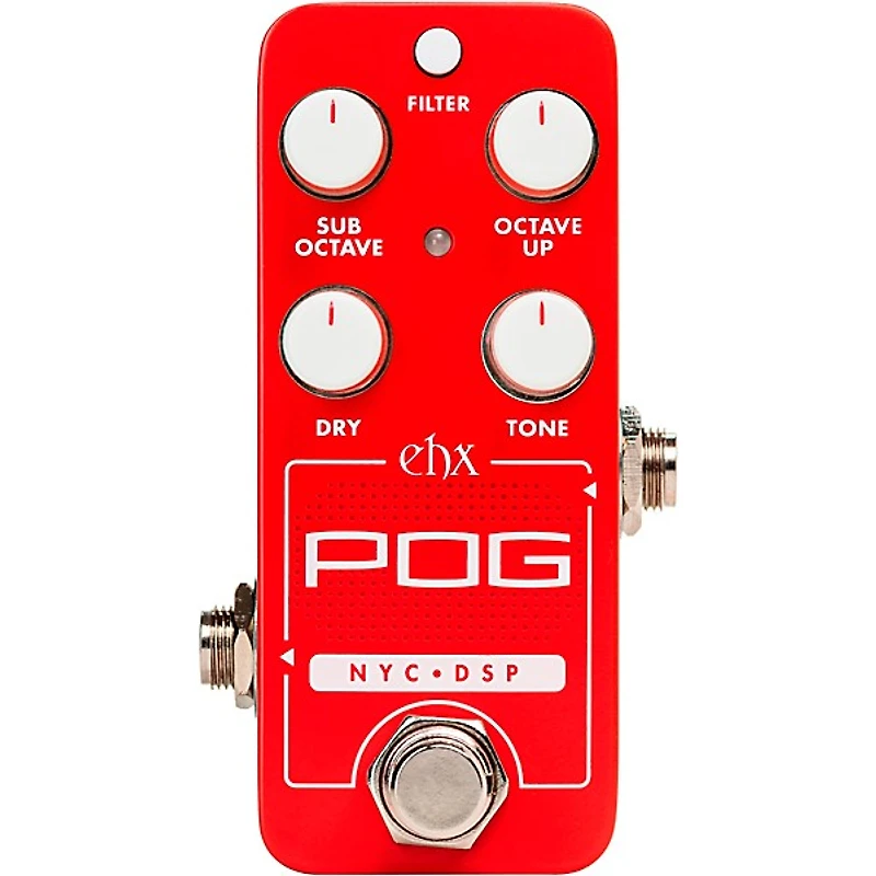Electro-Harmonix Pico POG Poly Octave Generator Guitar Effects Pedal - Red