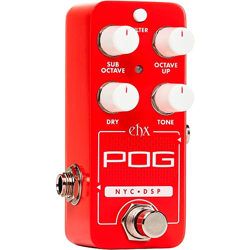 Electro-Harmonix Pico POG Poly Octave Generator Guitar Effects Pedal - Red