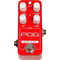 Electro-Harmonix Pico POG Poly Octave Generator Guitar Effects Pedal - Red