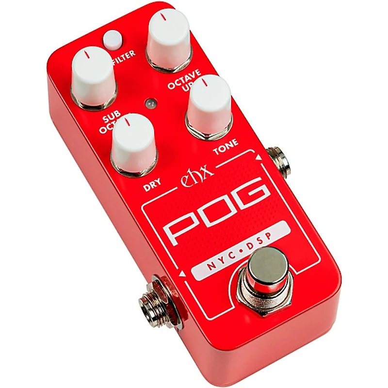 Electro-Harmonix Pico POG Poly Octave Generator Guitar Effects Pedal - Red