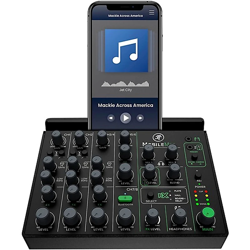 Mackie MobileMix 8-Channel USB-Powerable Mixer for A/V Production, Live Sound & Streaming