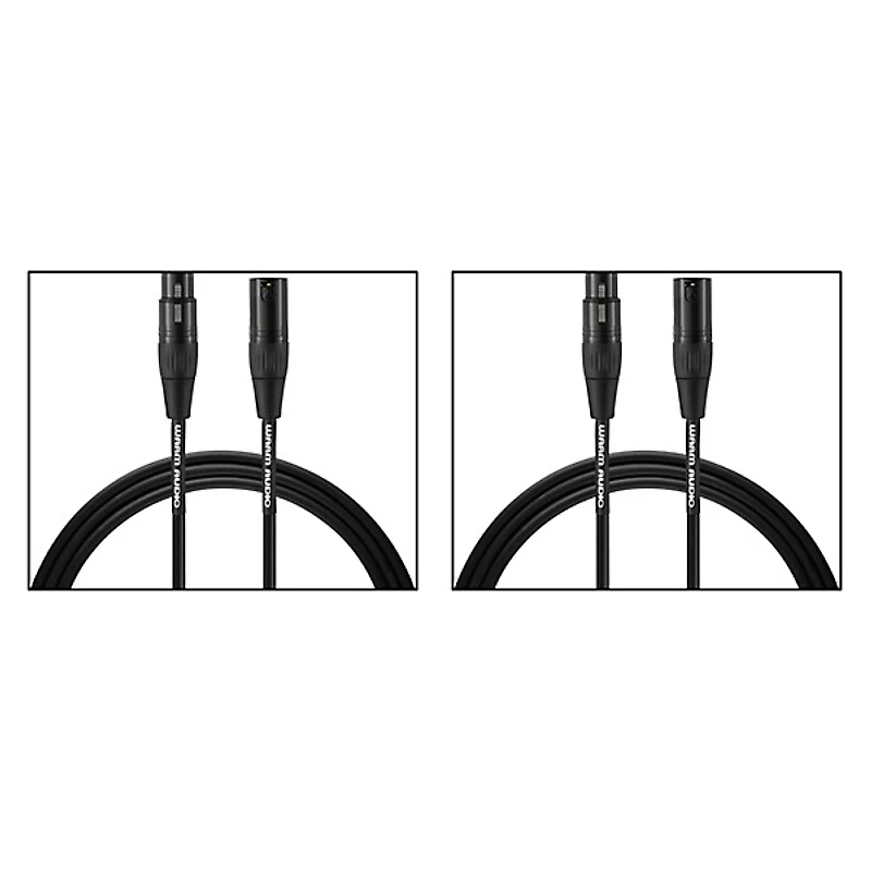 Warm Audio Pro Series - Studio & Live XLR, 2-Pack 15 ft. Black