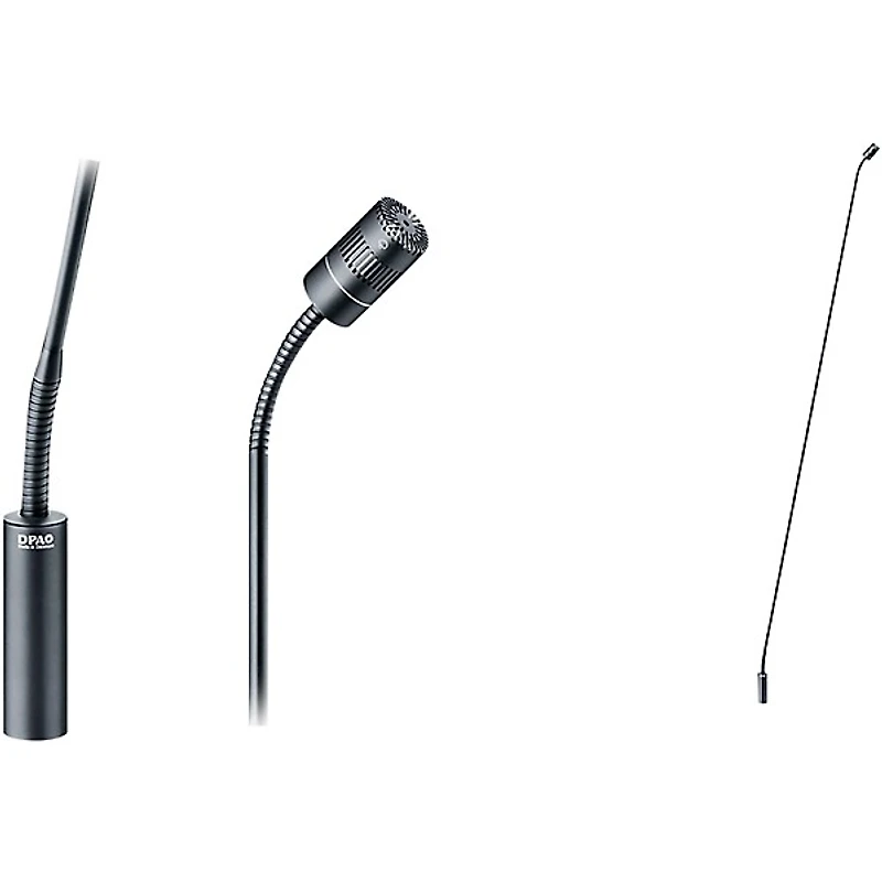 DPA Microphones 4018 Supercardioid Mic, Black, XLR, 122 cm (48 in) Boom, Top and Bottom Gooseneck