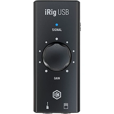 IK Multimedia iRig USB Instrument Audio Interface - USB-C