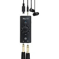 IK Multimedia iRig USB Instrument Audio Interface - USB-C