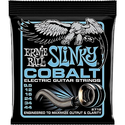 Ernie Ball Cobalt Primo Slinky Electric Guitar Strings 9.5-44 Gauge