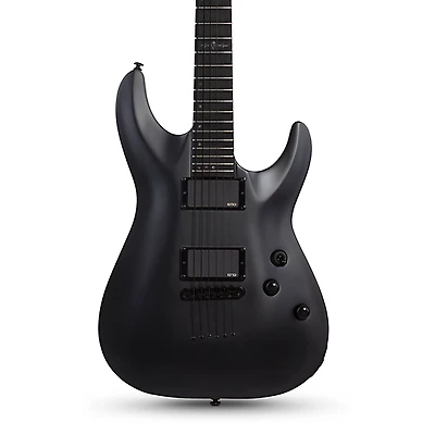 Schecter Guitar Research C-1 Platinum Blackout Electric Guitar - Satin Black