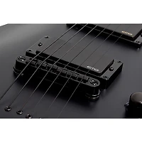 Schecter Guitar Research C-1 Platinum Blackout Electric Guitar - Satin Black