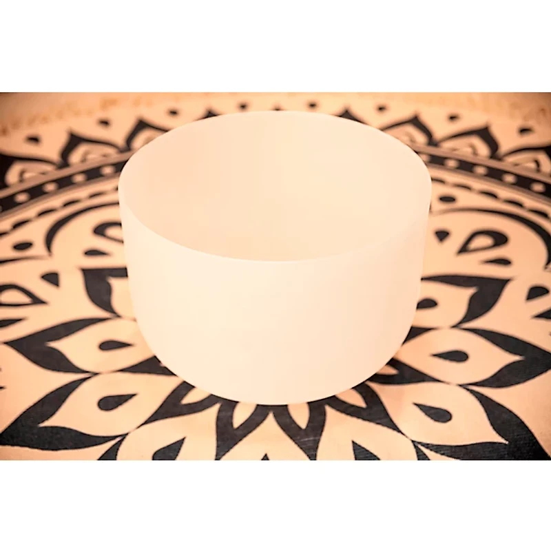 MEINL Sonic Energy Throat Chakra Crystal Singing Bowl 14 in.