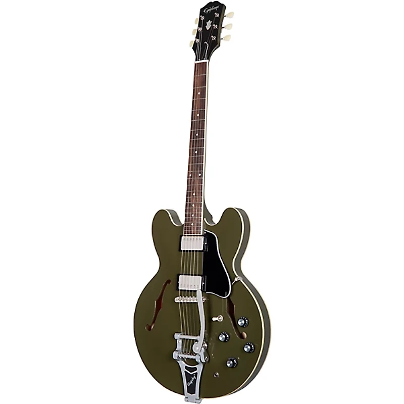 Epiphone ES-335 Bigsby Semi-Hollow Electric Guitar Olive Drab