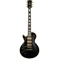 Gibson Custom 1957 Les Paul Custom 3-Pickup Reissue VOS Left-Handed Electric Guitar Ebony