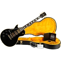 Gibson Custom 1957 Les Paul Custom 3-Pickup Reissue VOS Left-Handed Electric Guitar Ebony