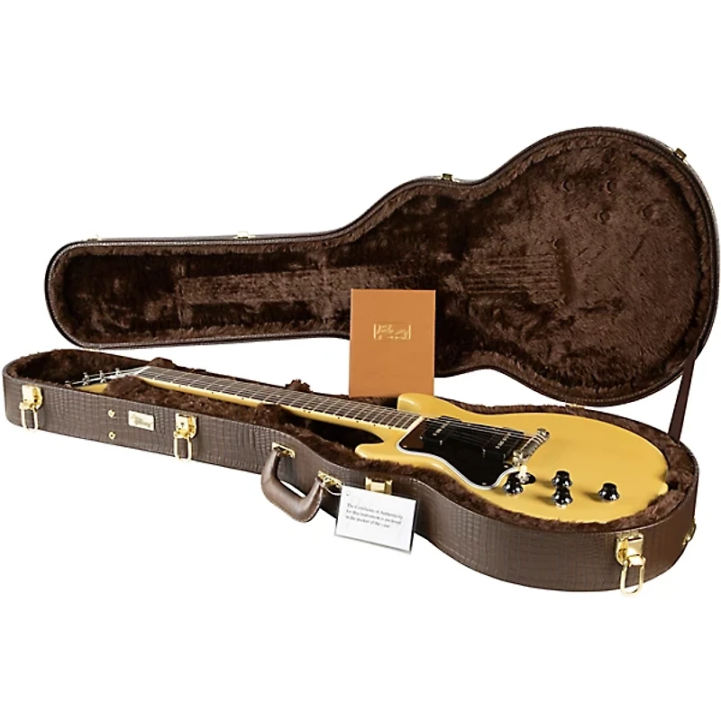 Gibson Custom 1960 Les Paul Special DC Reissue VOS Left-Handed Electric Guitar TV Yellow