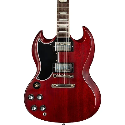 Gibson Custom 1961 SG Les Paul Standard Reissue Stopbar VOS Left-Handed Electric Guitar - Cherry Red