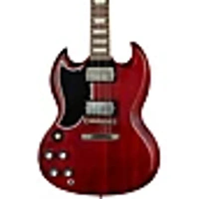 Gibson Custom 1961 SG Les Paul Standard Reissue Stopbar VOS Left-Handed Electric Guitar - Cherry Red