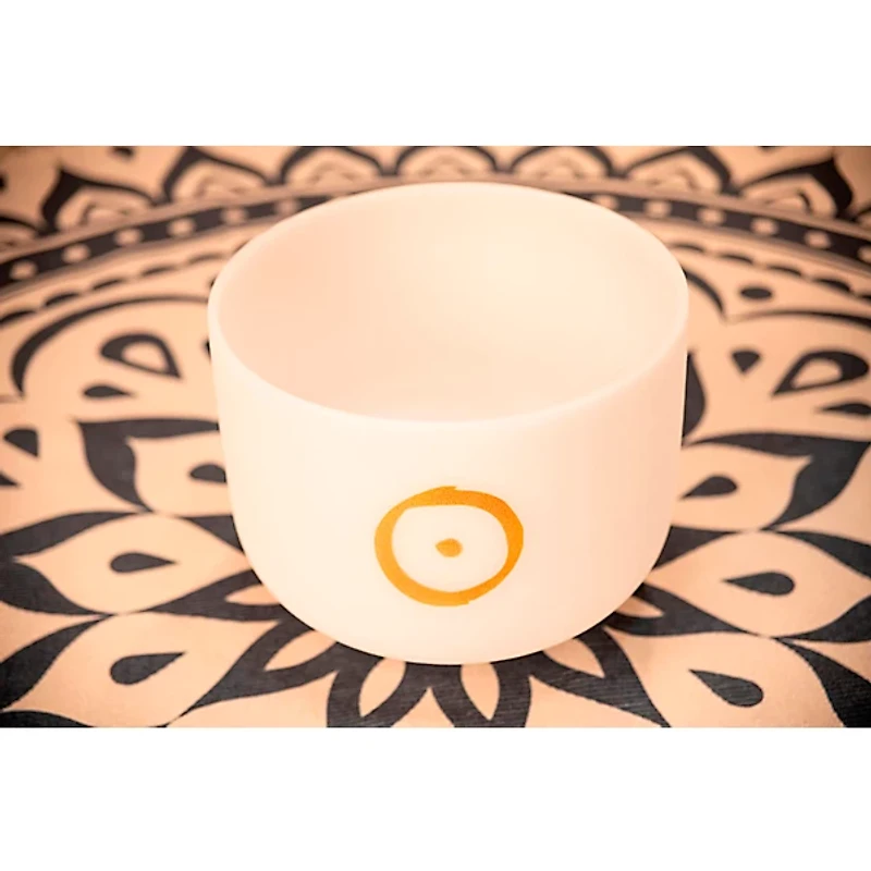 MEINL Sonic Energy Planetary Tuned Crystal Singing Bowl - Sun 12 in.