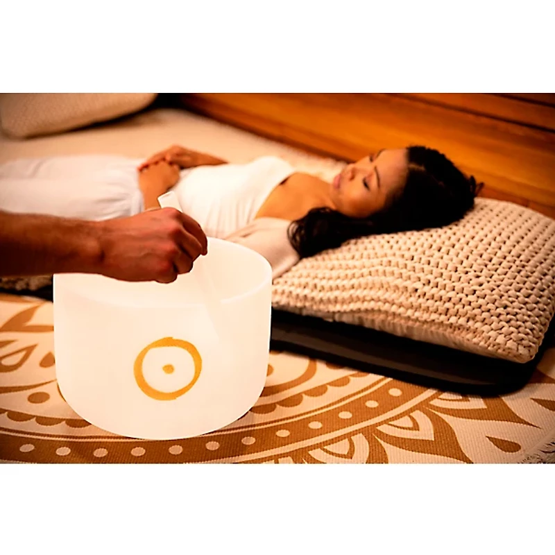 MEINL Sonic Energy Planetary Tuned Crystal Singing Bowl - Sun 12 in.