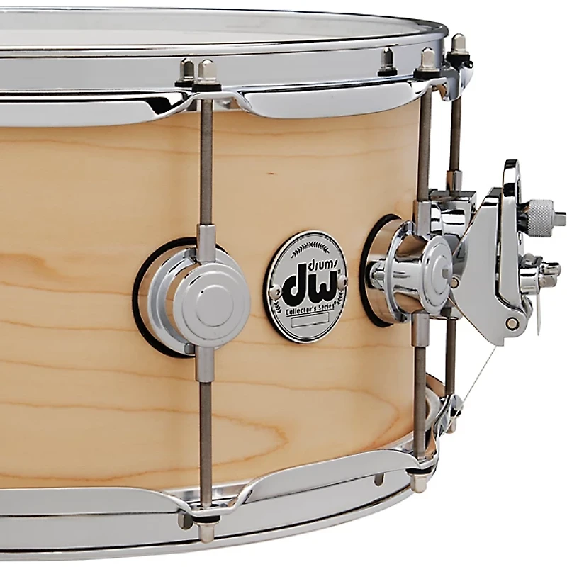 DW Collector's SSC Maple Satin Oil Snare Drum with Chrome Hardware