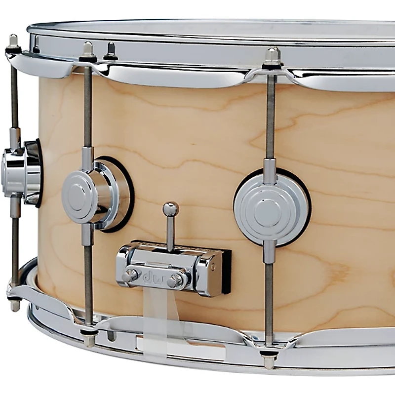 DW Collector's SSC Maple Satin Oil Snare Drum with Chrome Hardware