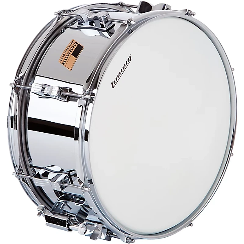 Ludwig BackBeat Elite Steel Snare Drum - 14 x 6.5 in.