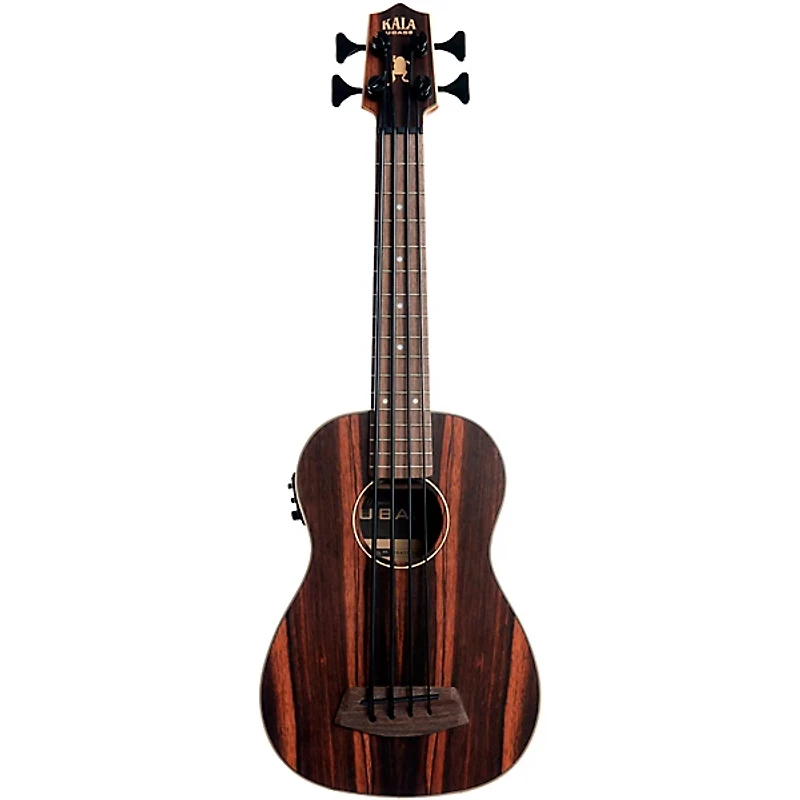 Kala Striped Ebony Acoustic-Electric U-Bass