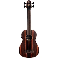 Kala Striped Ebony Acoustic-Electric U-Bass