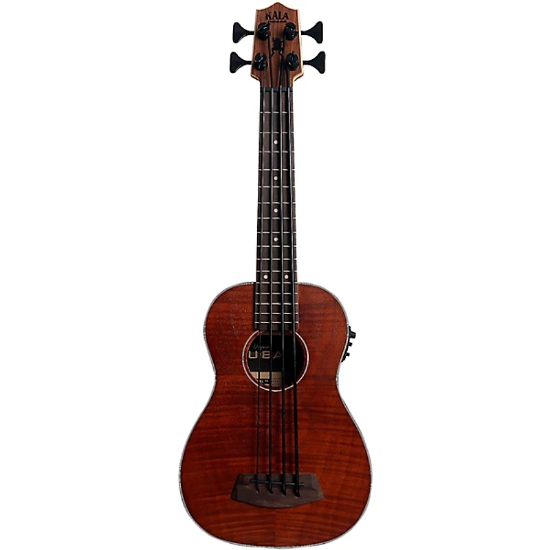 Kala Exotic Mahogany Left-Handed Acoustic-Electric U-Bass