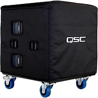 QSC K12.2 12" 2,000W Powered Speaker Package With KS118 Subwoofer, SP-36 Speaker Pole, Covers & Cable