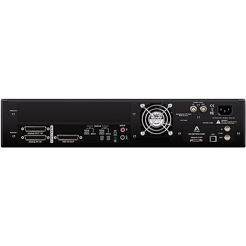 Apogee Symphony I/O MK II Audio Interface With Pro Tools HDX (Dante Upgradable) - 8 Analog I/O With Integrated Mic Preamps (2-DB25 connectors, AES, Optical, SPDIF)