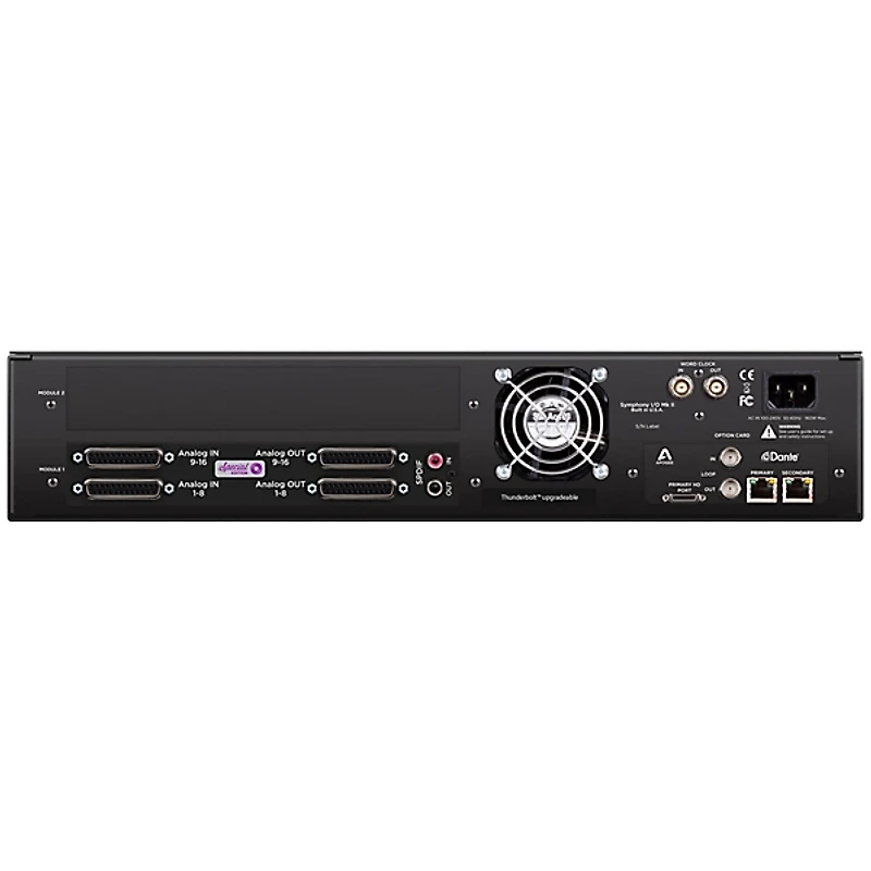 Apogee Symphony I/O MK II Audio Interface With Dante & Pro Tools HDX - 16 Analog I/O (4-DB25 Connectors, SPDIF)