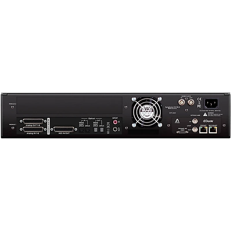 Apogee Symphony I/O MK II Audio Interface With Dante & Pro Tools HDX - 8 Analog I/O With Integrated Mic Preamps (2-DB25 Connectors, AES, Optical, SPDIF)