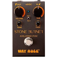 Way Huge Electronics Smalls Stone Burner Sub Atomic Fuzz Effects Pedal Black