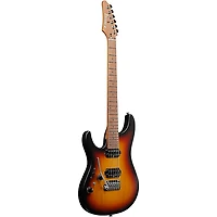 Ibanez Prestige AZ2402L Left-Handed Electric Guitar Tri Fade Burst Flat