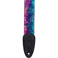 Levy's Interstellar Series Cosmic Print Guitar Strap 2 in.