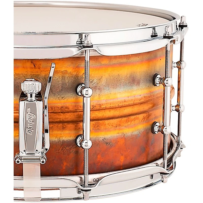 Ludwig Raw Bronze Phonic Snare Drum With Tube Lugs