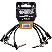 MXR 3-Pack 6" Ribbon Patch Cables Black