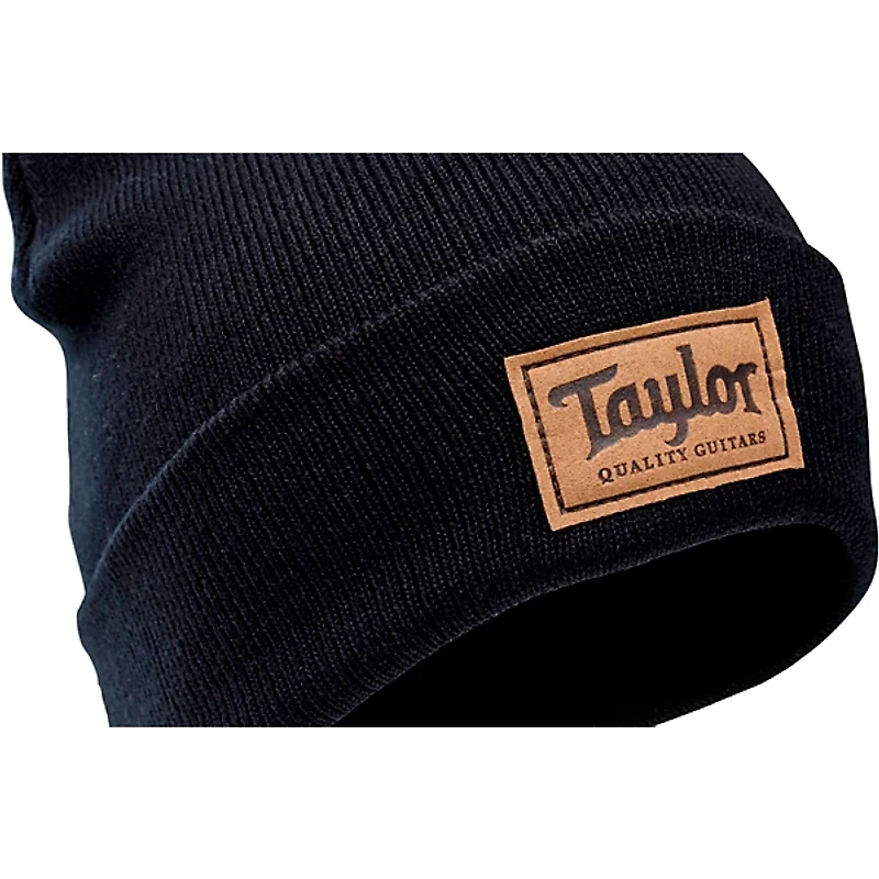 Taylor Patch Logo Knit Beanie