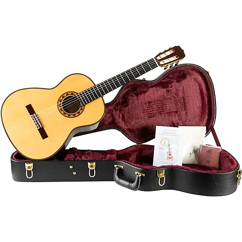 Jose Ramirez "Guitarra del Tiempo" Studio Commemorative Spruce Classical Acoustic Guitar Natural