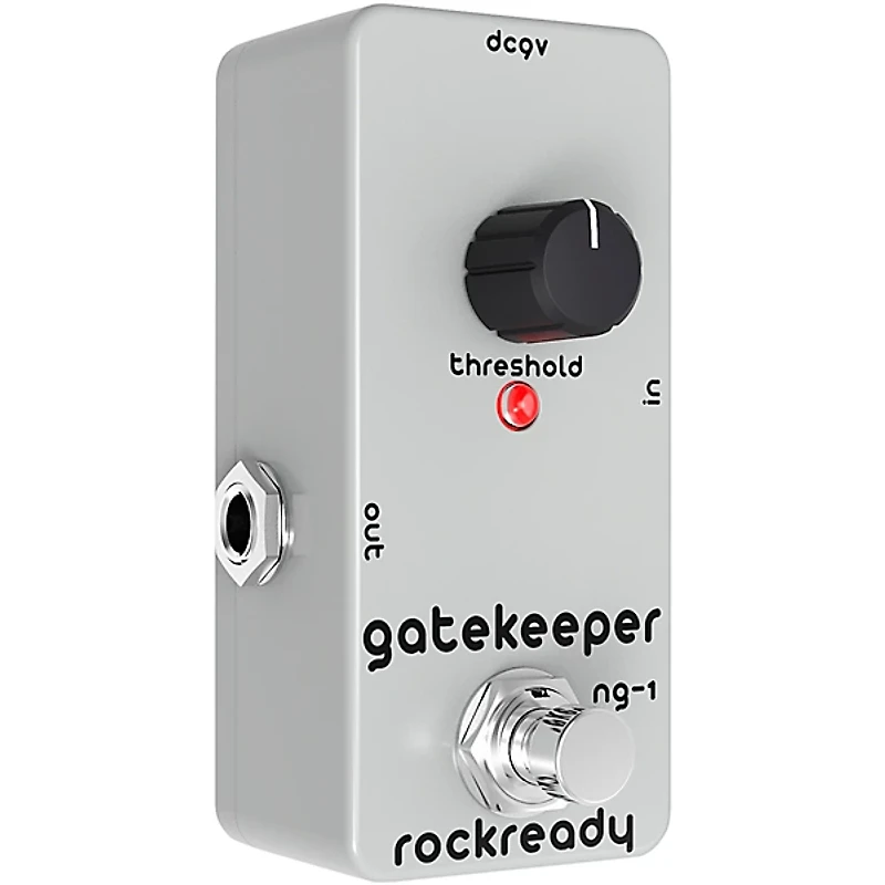 rockready Gatekeeper Mini Guitar Effect Pedal Steel Grey