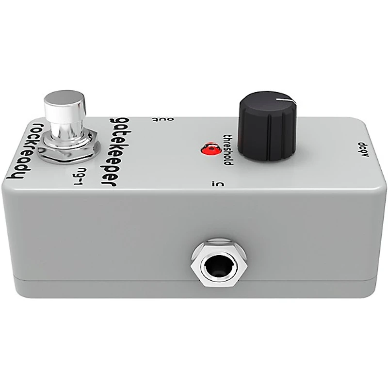 rockready Gatekeeper Mini Guitar Effect Pedal Steel Grey