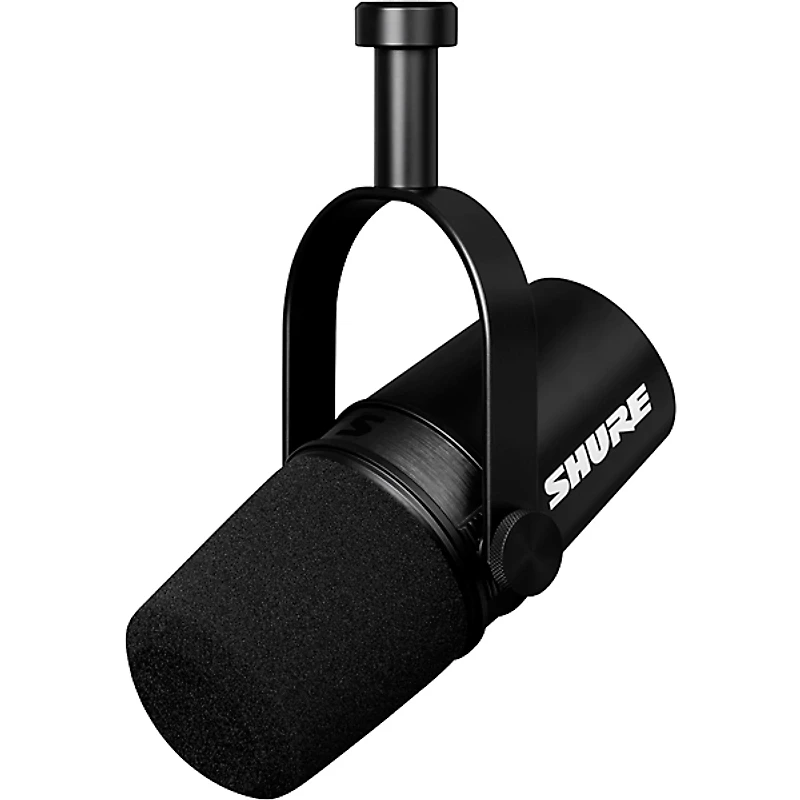 Shure Deluxe Articulating Desktop Mic Boom Stand With MV7X Microphone