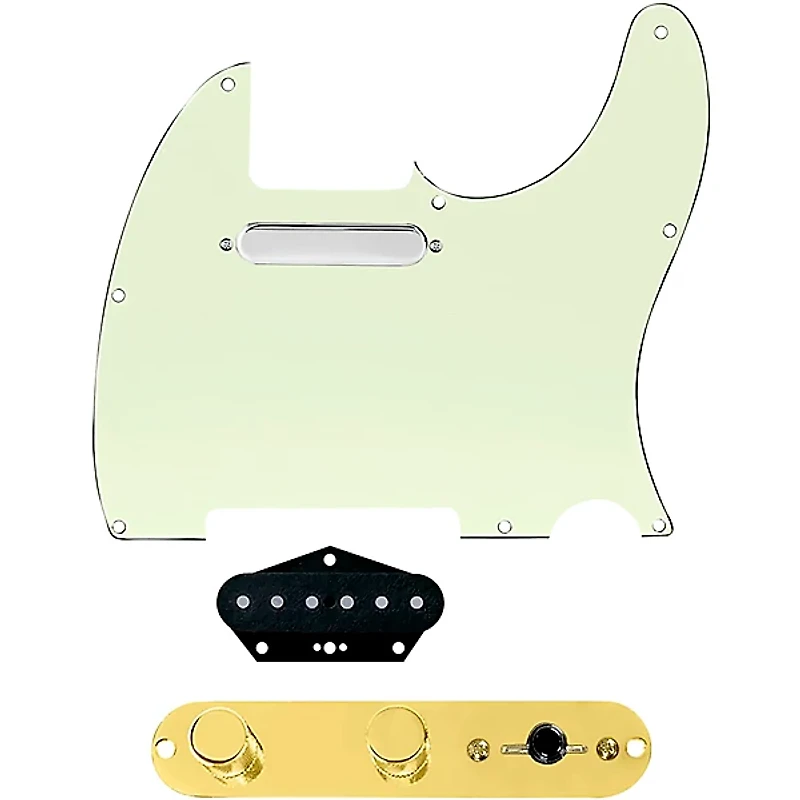 920D Custom Texas Grit Loaded Pickguard for Tele With T4W-REV-G Control Plate