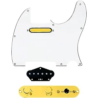 920D Custom Gold Foil Loaded Pickguard for Tele With T4W-REV-G Control Plate