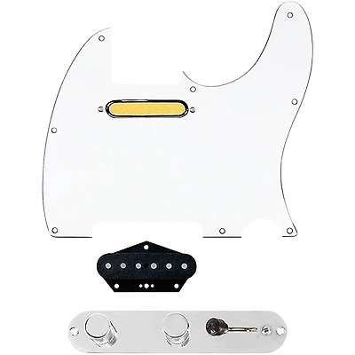 920D Custom Gold Foil Loaded Pickguard for Tele With T4W-REV-C Control Plate