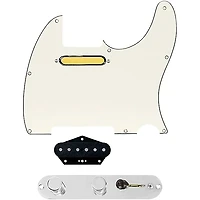 920D Custom Gold Foil Loaded Pickguard for Tele With T4W-REV-C Control Plate