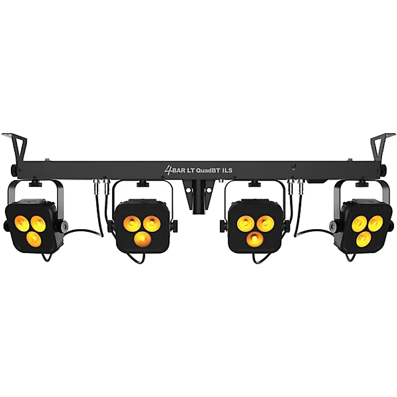 CHAUVET DJ 4BAR LT Quad Bluetooth ILS Mobile Wash Light System Black