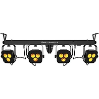 CHAUVET DJ 4BAR LT Quad Bluetooth ILS Mobile Wash Light System Black