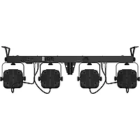 CHAUVET DJ 4BAR LT Quad Bluetooth ILS Mobile Wash Light System Black